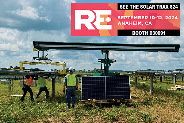 See the Solar Trax 824 at the RE+ Show