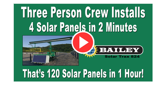 Three Person Crew Installs 4 Solar Panels in 2 Minutes