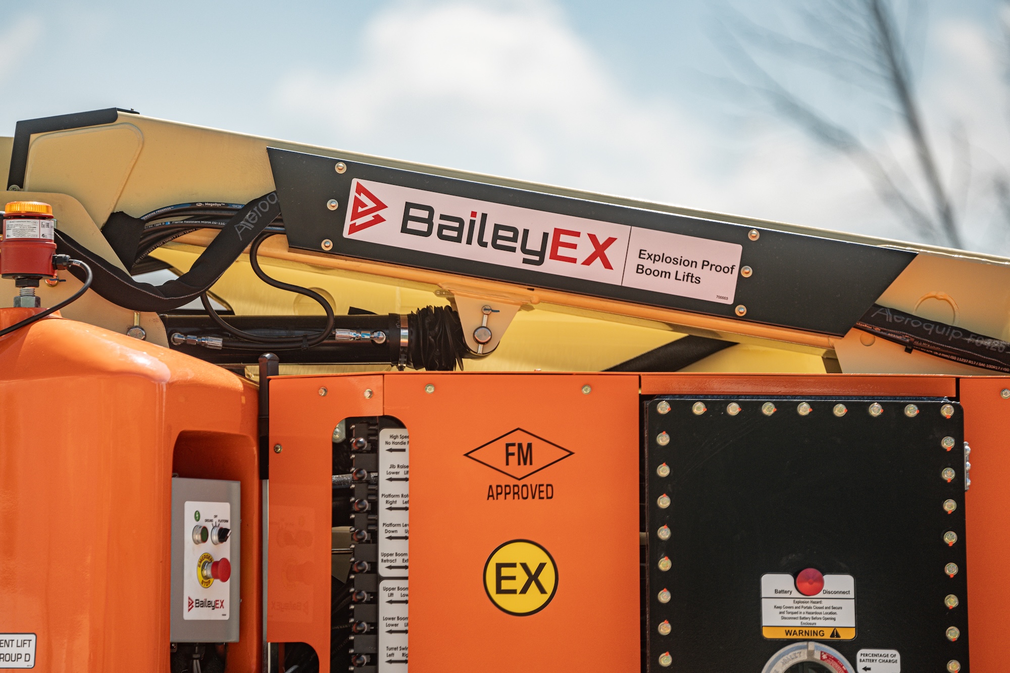 Bailey Cranes EX Series — FM Approved explosion-proof certification