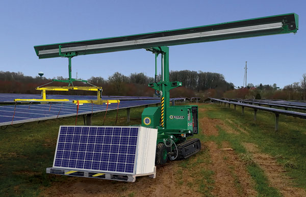 Solar Panel Lifts Bailey Specialty Cranes And Aerials